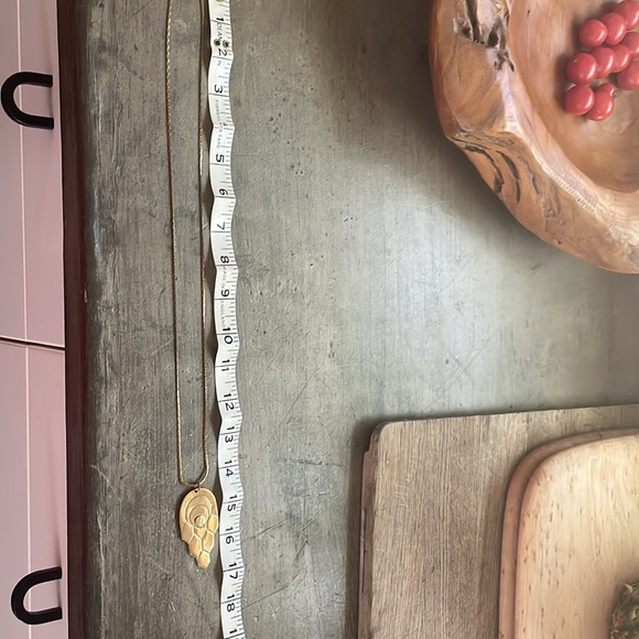 Cristen Rene Brass Expand Pendant on 32” long chain - Picture 4 of 4